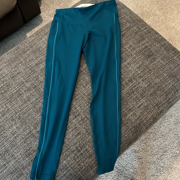 Brooks capri running leggings - Rock n Roll series logo teal - Picture 4 of 4